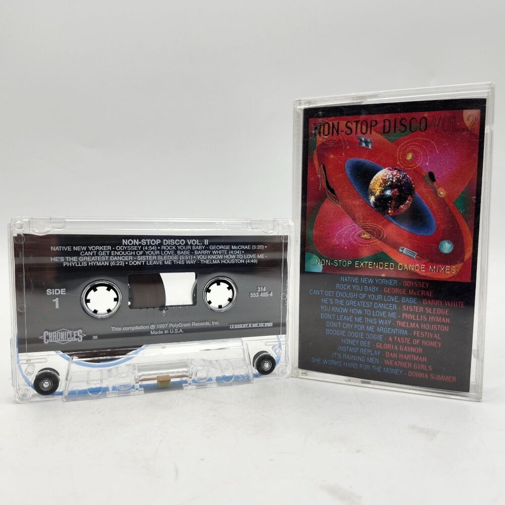 Non Stop Disco Volume 2 Various Artists Extended Dance Mixes Cassette 3145534054